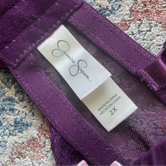 •Jessica Simpson lace babydoll chemise• Size 2X - Picture 8 of 9